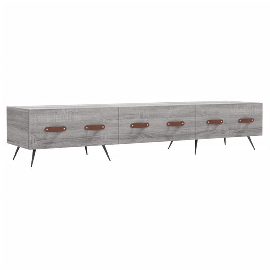 TV Cabinet Grey Sonoma 150x36x30 cm Engineered Wood TV Cabinet Grey Sonoma 150x36x30 cm Engineered Wood