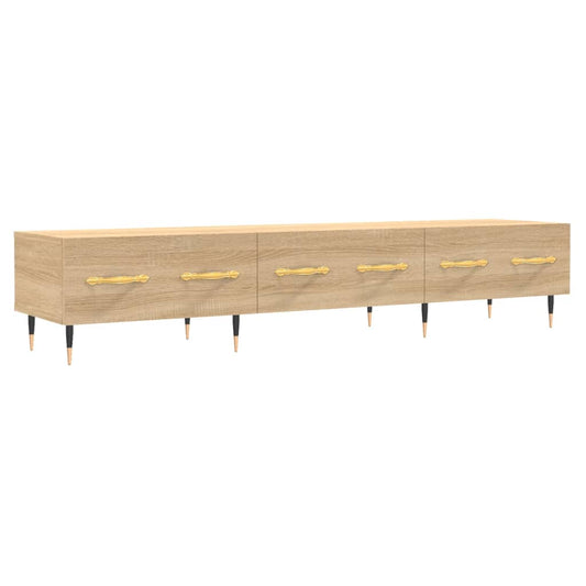 TV Cabinet Sonoma Oak 150x36x30 cm Engineered Wood TV Cabinet Sonoma Oak 150x36x30 cm Engineered Wood