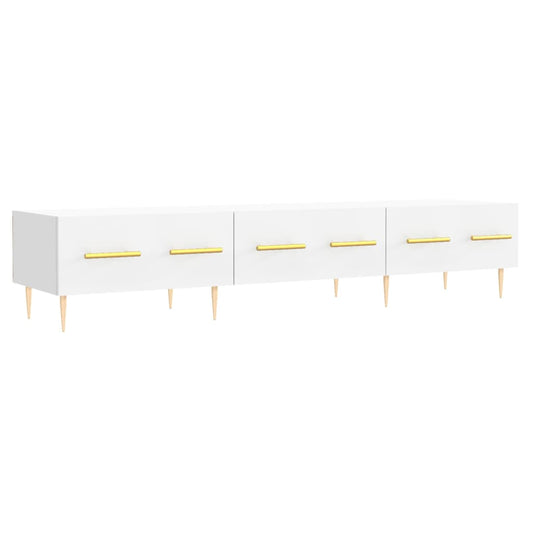 TV Cabinet White 150x36x30 cm Engineered Wood TV Cabinet White 150x36x30 cm Engineered Wood