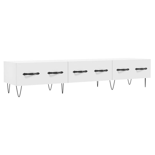 TV Cabinet White 150x36x30 cm Engineered Wood TV Cabinet White 150x36x30 cm Engineered Wood