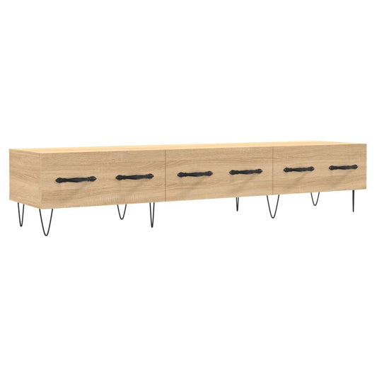 TV Cabinet Sonoma Oak 150x36x30 cm Engineered Wood TV Cabinet Sonoma Oak 150x36x30 cm Engineered Wood