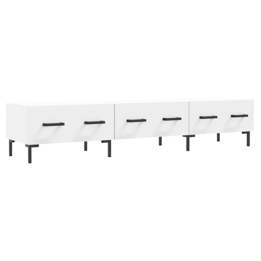 TV Cabinet White 150x36x30 cm Engineered Wood TV Cabinet White 150x36x30 cm Engineered Wood