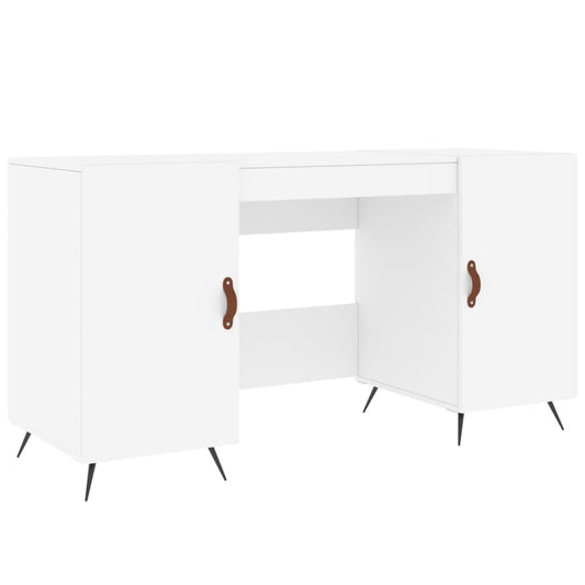 Desk White 140x50x75 cm Engineered Wood Desk White 140x50x75 cm Engineered Wood