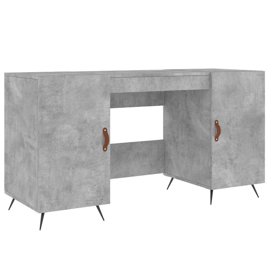 Desk Concrete Grey 140x50x75 cm Engineered Wood Desk Concrete Grey 140x50x75 cm Engineered Wood