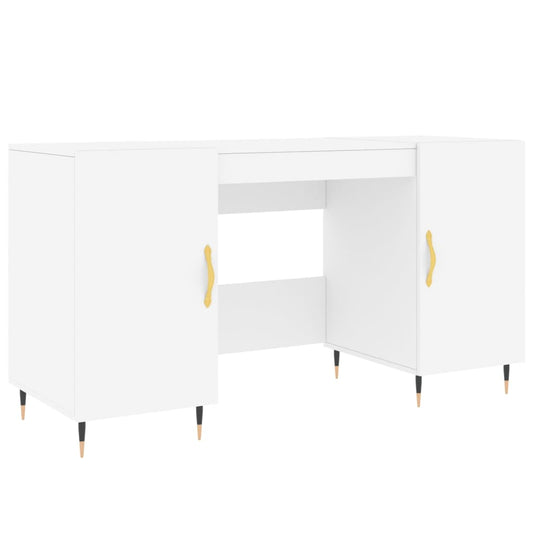 Desk White 140x50x75 cm Engineered Wood Desk White 140x50x75 cm Engineered Wood