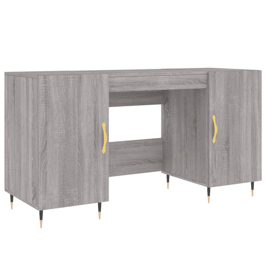 Desk Grey Sonoma 140x50x75 cm Engineered Wood Desk Grey Sonoma 140x50x75 cm Engineered Wood