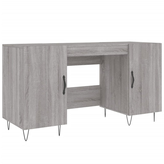 Desk Grey Sonoma 140x50x75 cm Engineered Wood Desk Grey Sonoma 140x50x75 cm Engineered Wood