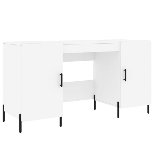 Desk White 140x50x75 cm Engineered Wood Desk White 140x50x75 cm Engineered Wood