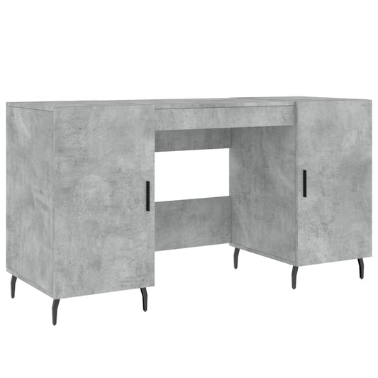 Desk Concrete Grey 140x50x75 cm Engineered Wood Desk Concrete Grey 140x50x75 cm Engineered Wood
