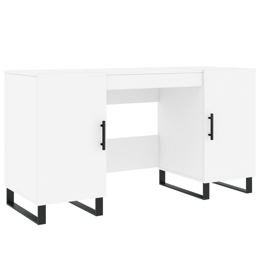 Desk White 140x50x75 cm Engineered Wood Desk White 140x50x75 cm Engineered Wood