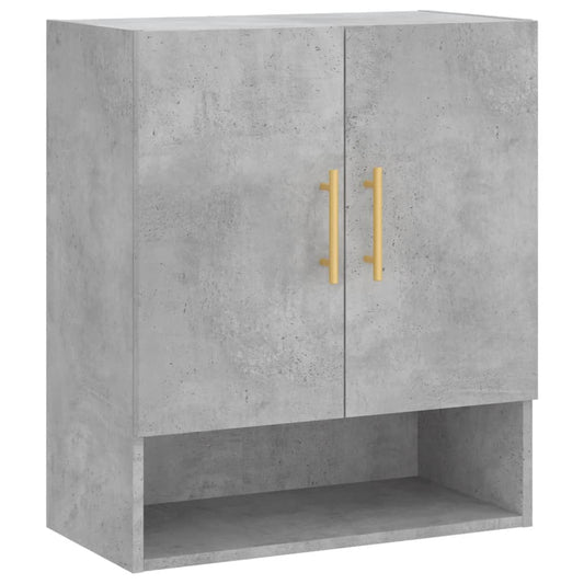 Wall Cabinet Concrete Grey 60x31x70 cm Engineered Wood Wall Cabinet Concrete Grey 60x31x70 cm Engineered Wood