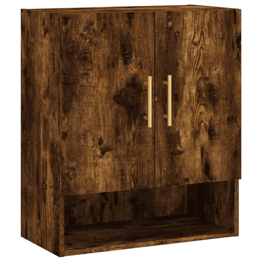 Wall Cabinet Smoked Oak 60x31x70 cm Engineered Wood Wall Cabinet Smoked Oak 60x31x70 cm Engineered Wood