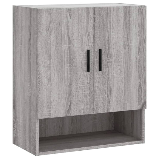 Wall Cabinet | Grey sonoma | Engineered wood | Wall Cabinet | Rectangular Wall Cabinet | Grey sonoma | Engineered wood | Wall Cabinet | Rectangular
