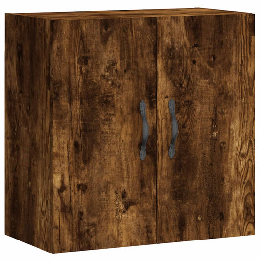 Wall Cabinet Smoked Oak 60x31x60 cm Engineered Wood Wall Cabinet Smoked Oak 60x31x60 cm Engineered Wood