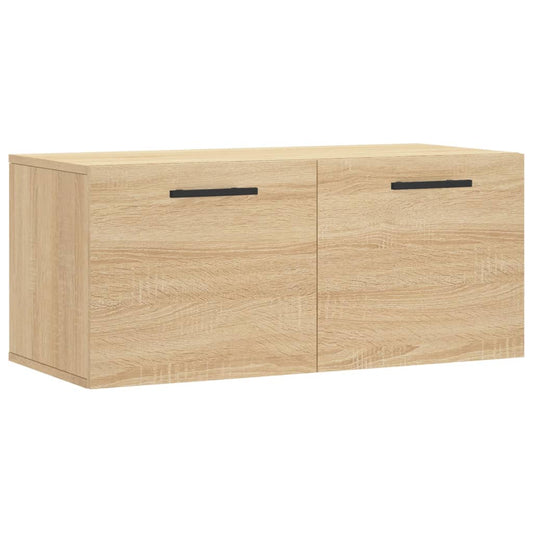 Wall Cabinet Sonoma Oak 80x36.5x35 cm Engineered Wood Wall Cabinet Sonoma Oak 80x36.5x35 cm Engineered Wood