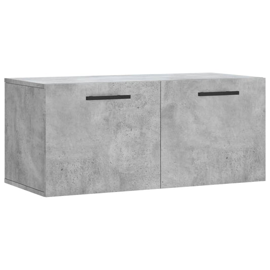 Wall Cabinet Concrete Grey 80x36.5x35 cm Engineered Wood Wall Cabinet Concrete Grey 80x36.5x35 cm Engineered Wood