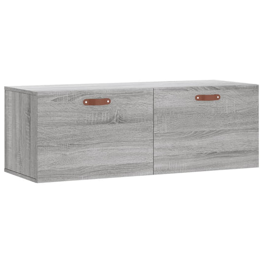 Wall Cabinet Grey Sonoma 100x36.5x35 cm Engineered Wood Wall Cabinet Grey Sonoma 100x36.5x35 cm Engineered Wood