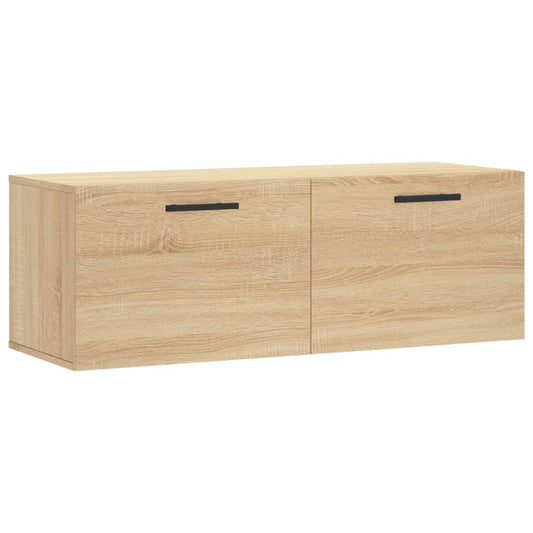 Wall Cabinet Sonoma Oak 100x36,5x35 cm Engineered Wood Wall Cabinet Sonoma Oak 100x36,5x35 cm Engineered Wood