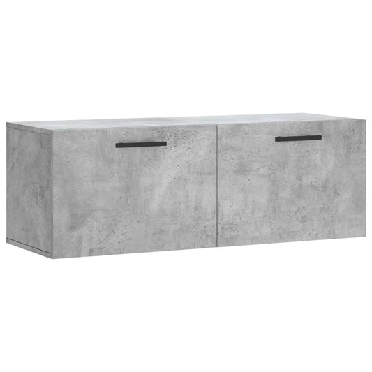 Wall Cabinet Concrete Grey 100x36.5x35 cm Engineered Wood Wall Cabinet Concrete Grey 100x36.5x35 cm Engineered Wood