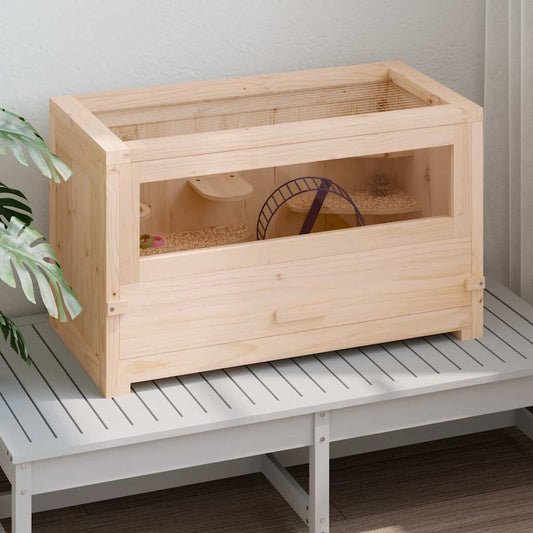 Hamster Cage 60x30x35 cm Solid Wood Fir Hamster Cage 60x30x35 cm Solid Wood Fir