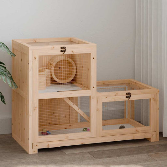 Hamster Cage 81x40x60 cm Solid Wood Fir Hamster Cage 81x40x60 cm Solid Wood Fir