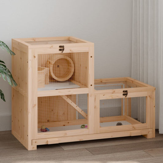 Hamster Cage 81x40x60 cm Solid Wood Fir Hamster Cage 81x40x60 cm Solid Wood Fir