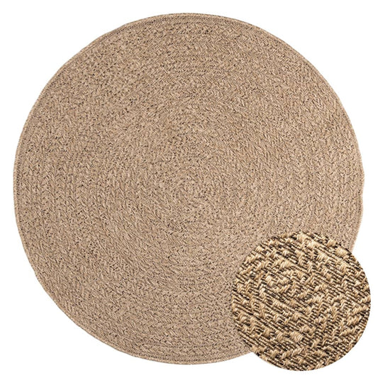 Rug ZIZUR 120 cm Jute Look Indoor and Outdoor Rug ZIZUR 120 cm Jute Look Indoor and Outdoor