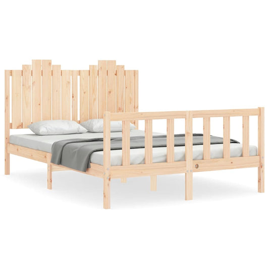 Bed Frame without Mattress 140x200 cm Solid Wood Pine Bed Frame without Mattress 140x200 cm Solid Wood Pine
