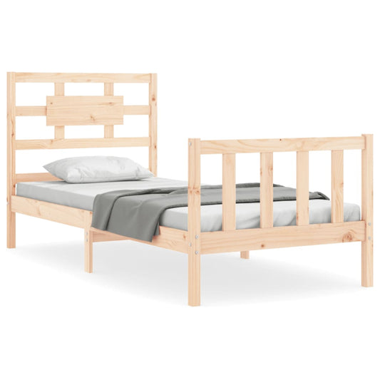 Bed Frame without Mattress 90x200 cm Solid Wood Pine Bed Frame without Mattress 90x200 cm Solid Wood Pine
