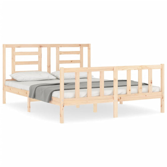 Bed Frame without Mattress 160x200 cm Solid Wood Pine Bed Frame without Mattress 160x200 cm Solid Wood Pine