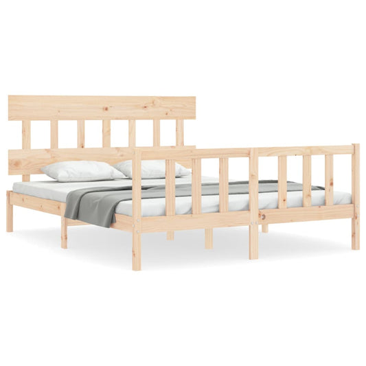 Bed Frame without Mattress 160x200 cm Solid Wood Pine Bed Frame without Mattress 160x200 cm Solid Wood Pine