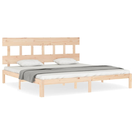 Bed Frame without Mattress 200x200 cm Solid Wood Pine Bed Frame without Mattress 200x200 cm Solid Wood Pine