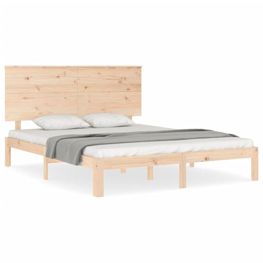 Bed Frame without Mattress King Size Solid Wood Pine Bed Frame without Mattress King Size Solid Wood Pine