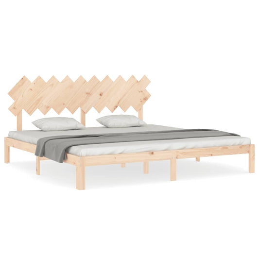 Bed Frame without Mattress 200x200 cm Solid Wood Pine Bed Frame without Mattress 200x200 cm Solid Wood Pine
