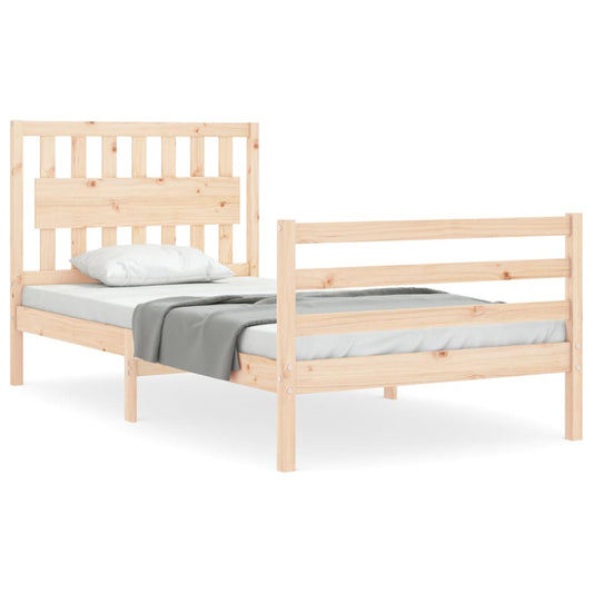 Bed Frame without Mattress 100x200 cm Solid Wood Bed Frame without Mattress 100x200 cm Solid Wood