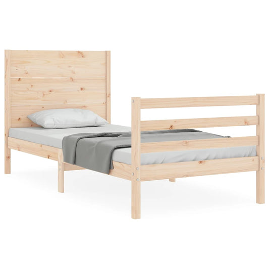 Bed Frame without Mattress 100x200 cm Solid Wood Bed Frame without Mattress 100x200 cm Solid Wood
