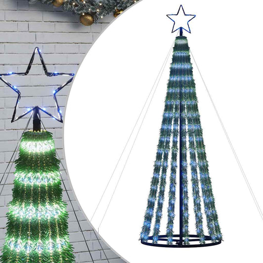 LED Christmas Tree 275 LEDs Blue 180 cm LED Christmas Tree 275 LEDs Blue 180 cm