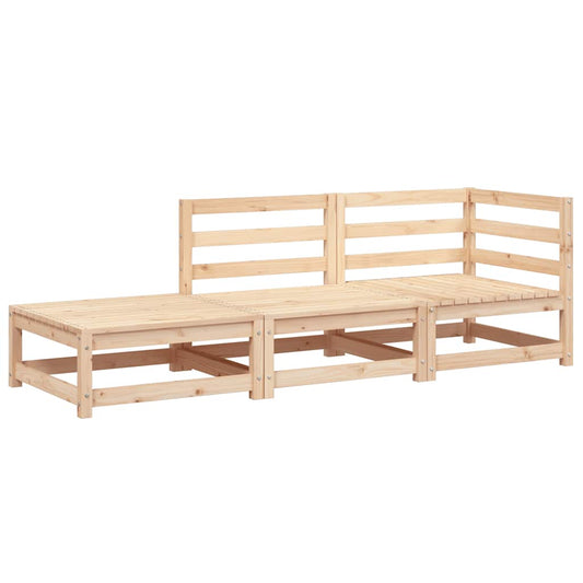 Garden Sofa with Footstool 2-Seater Solid Wood Pine Garden Sofa with Footstool 2-Seater Solid Wood Pine