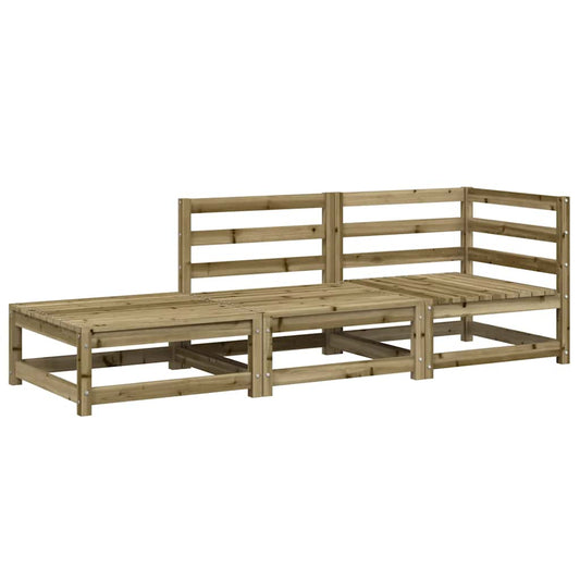 Garden Sofa with Footstool 2-Seater Impregnated Wood Pine Garden Sofa with Footstool 2-Seater Impregnated Wood Pine