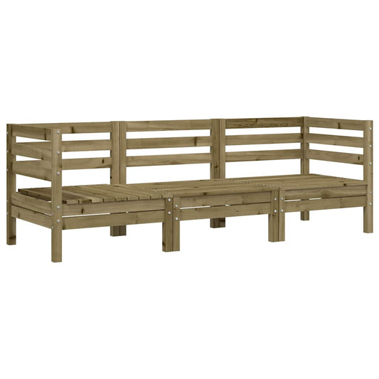 Garden Sofa 3-Seater Impregnated Wood Pine Garden Sofa 3-Seater Impregnated Wood Pine
