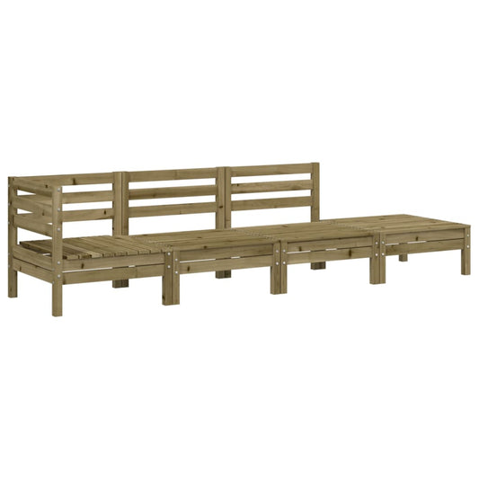 Garden Sofa 4-Seater Impregnated Wood Pine Garden Sofa 4-Seater Impregnated Wood Pine