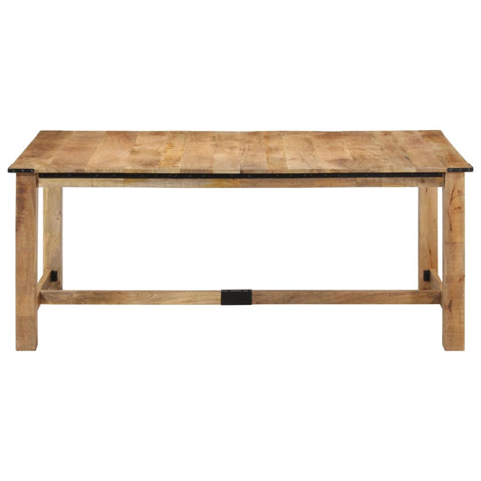 Dining Table 180x90x75 cm Solid Wood Mango Dining Table 180x90x75 cm Solid Wood Mango