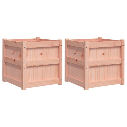 Garden Planters 2 pcs Solid Wood Douglas Garden Planters 2 pcs Solid Wood Douglas