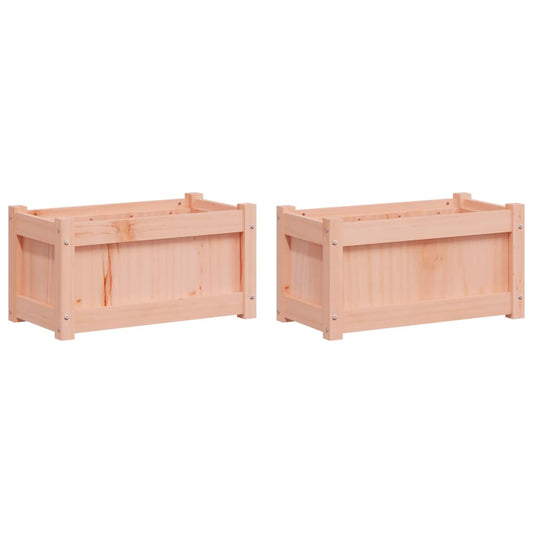 Garden Planters 2 pcs Solid Wood Douglas Garden Planters 2 pcs Solid Wood Douglas