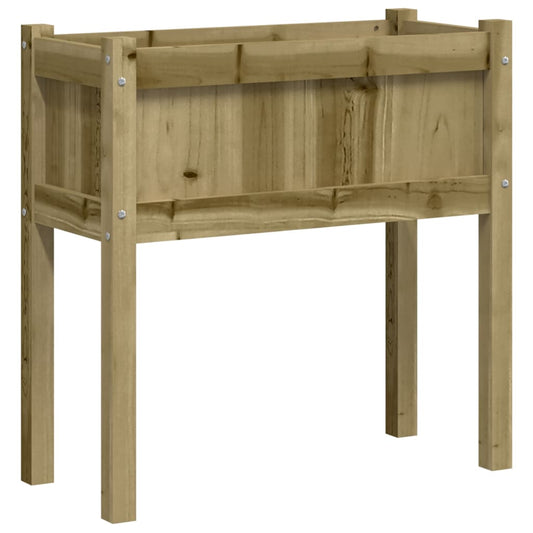 Garden Planter with Legs 70x31x70 cm Impregnated Wood Pine Garden Planter with Legs 70x31x70 cm Impregnated Wood Pine