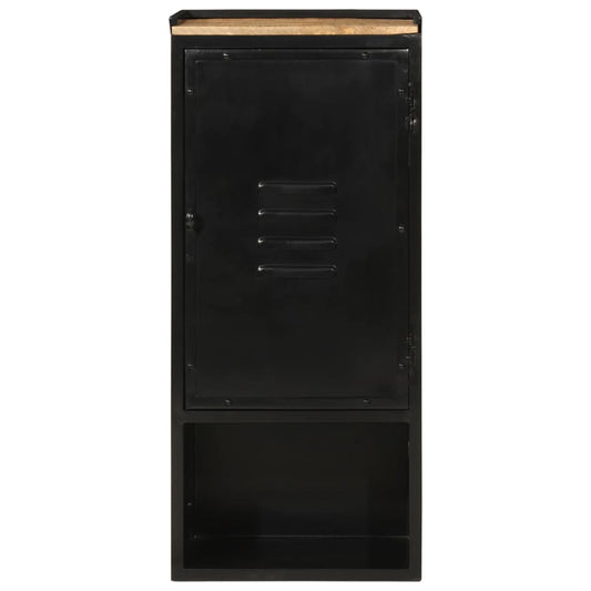 Bathroom Cabinet 40x27x90 cm Iron and Solid Wood Mango Bathroom Cabinet 40x27x90 cm Iron and Solid Wood Mango