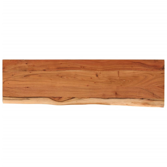Table Top 140x40x3,8 cm Rectangular Solid Wood Acacia Live Edge Table Top 140x40x3,8 cm Rectangular Solid Wood Acacia Live Edge