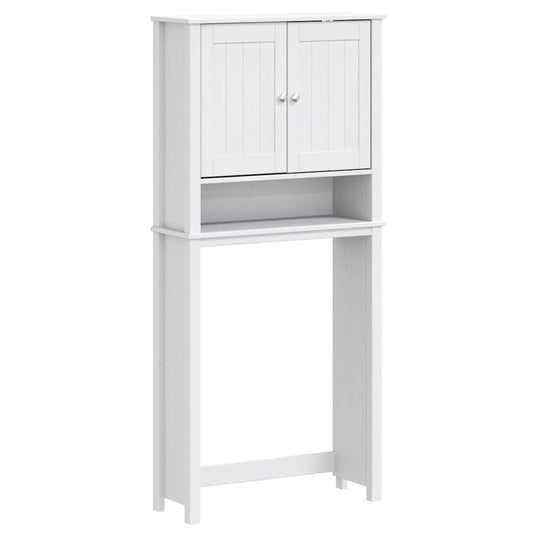 Washing Machine Cabinet BERG White 76x27x164.5 cm Solid Wood Washing Machine Cabinet BERG White 76x27x164.5 cm Solid Wood