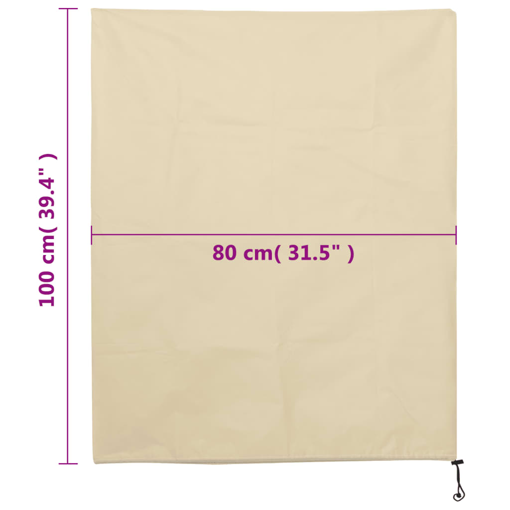 Plant Fleece Covers with Drawstring 8 pcs 70 g/m² 0.8x1 m