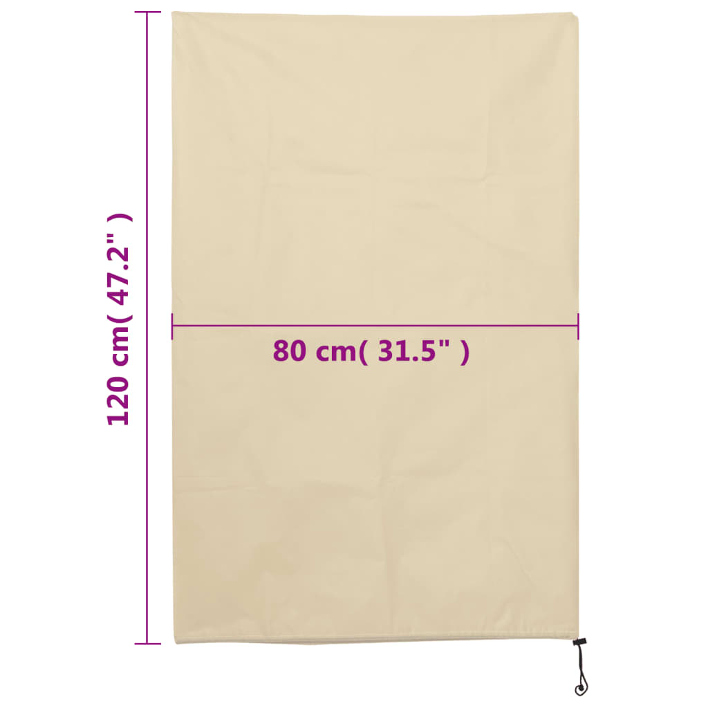 Plant Fleece Covers with Drawstring 8 pcs 70 g/m² 0.8x1.2 m